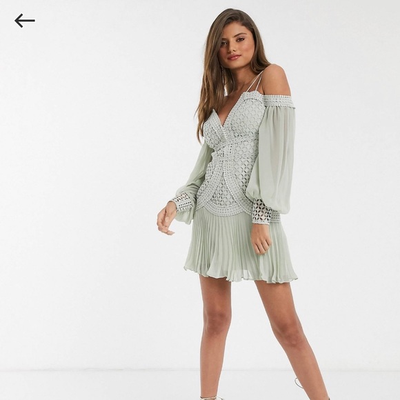Asos mint mini dress - Picture 2 of 2